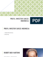 Profil Investor Sukses Indonesia
