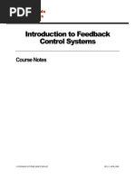 Introduction To Feedback Control Systems