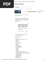 Notes of CH 7 Control and Coordination - Class 10th Science Study Rankers