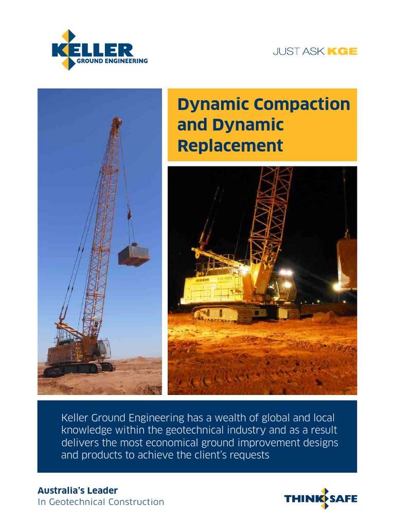 Dynamic Compaction & Replacement Techniques | PDF | Geotechnical ...