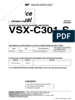 Pioneer Vsx-c301-s Rrv2846 Supplement