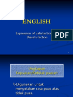 Expressing Satisfaction and Dissatisfaction in English