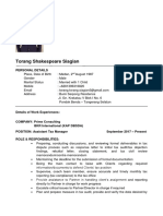 Torang Shakespeare Siagian - Assistant Tax Manager - Prime Consult