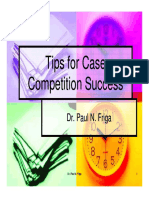 Tips for Case Competition Success