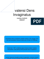 Prevalensi Dens Invaginatus