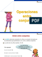 operaciones conjuntos