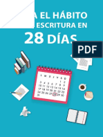 Crea El Habito de La Escritura - Sinjania