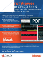Brochure - Mazatrol Viewer in CIMCO Edit 5, English