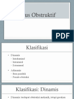 Klasifikasi Ileus Obstruktif