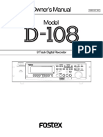Owner's Manual Model: 8 Track Digital Recorder
