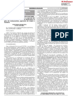 Modifican La Ordenanza #003-2017-MDL Que Regula El Funcionamiento y Sanción de Establecimientos Comerciales Dedicados Al Giro de Restaurantes Agencias de Viajes y Turismo