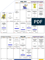 April 2018 Washington Event Calendar