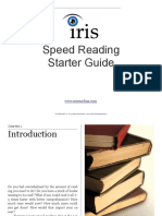 Speed Reading Starter Guide PDF