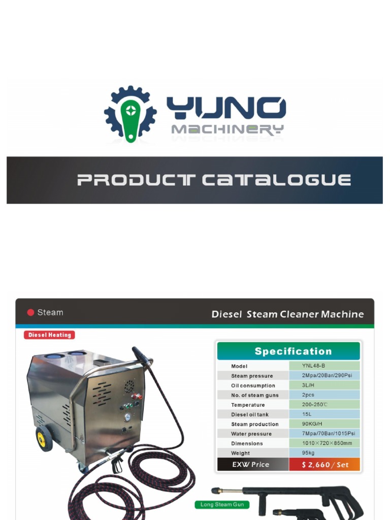 Catalogue Steam Cleaner | PDF
