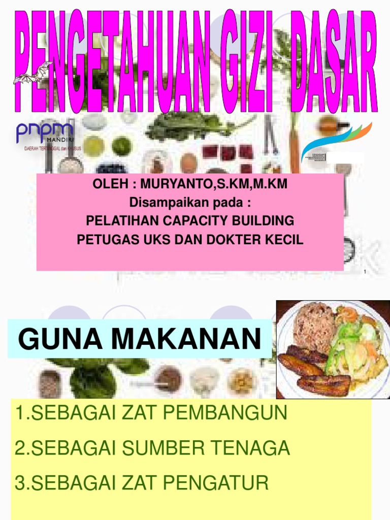 Unsur Zat Makanan Yang Berfungsi Sebagai Zat Pengatur  