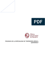 Programa Enfermeria Medicoquirurgica Marzo 2017