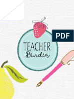 Teacher Planner Notas