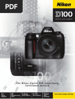 Download Nikon D100 - Brochure by ejaanuz SN37536369 doc pdf