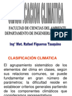 Clasificación Climatica