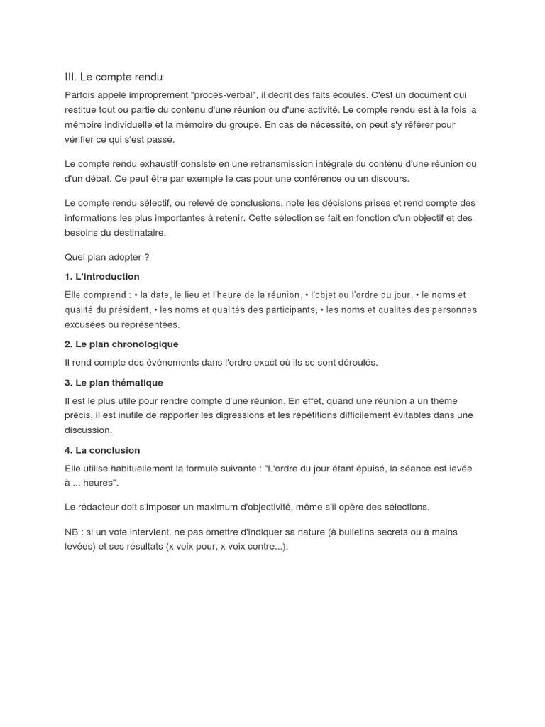 Compte Rendu Pdf