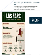 ¿Qué Son Las FARC y Por Qué Han Dividido A Colombia Durante Medio Siglo