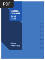 1_Saresp 2008 - Relatório Pedagógico_Lingua Portuguesa