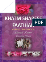 Khatm Shareef - Faatihah - What To Read