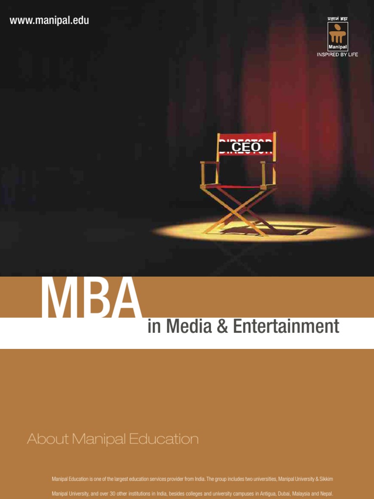 MBA in Media Entertainment | Master Of Business Administration | Mass Media