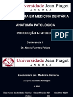 Anatomia Patologica 1: Patologia e Metodos de Estudo