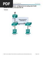 6.3.3.7 Lab - Configuring 802.1Q Trunk-Based Inter-VLAN Routing