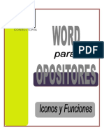 WORD OPOSITOR (Iconos y Funciones)