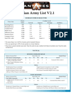 Isorian Army List Antares V2.1 PDF