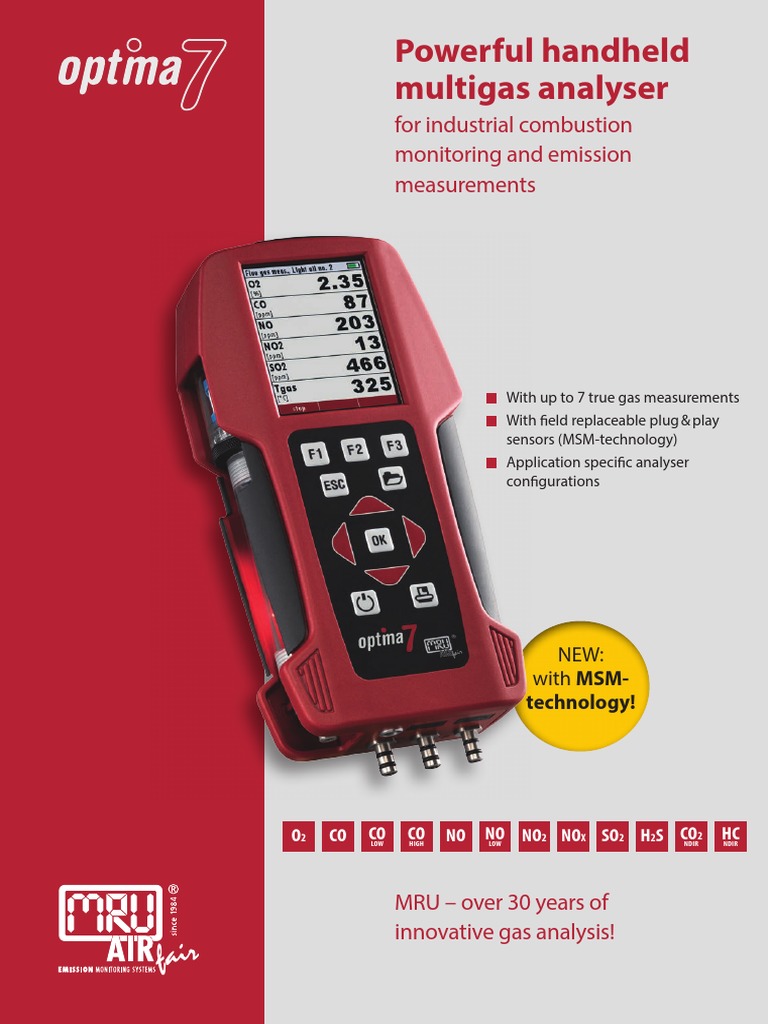 GB Brochure Optima7 | PDF | Carbon | Carbon Monoxide