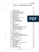 Chapter Twelve - Aerodrome Lighting: Section Subject