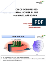 Optimization of Compressed Air in Thermal Power Plant - A Novel Approach