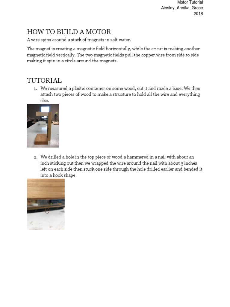 DIY Motor Building Tutorial | PDF | Technology & Engineering