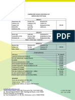 Laboratory Assays Price List Min Tr-pp-xtc2018