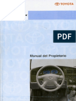 Manual de Usuario Toyota Hilux Arg 01-04
