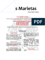 Itinerario IslasMarietas Sayulita Mayo2018