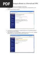 Configuring Snapgear Router As A Firewall and VPN