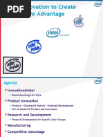 Intel's Innovation To Create Competitive Advantage