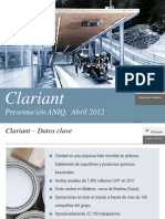 Clariant ANIQ Abril 2012
