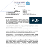 Silabo de Matemática para Primer Año de Secundaria