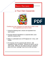 Create Your Own Casserole