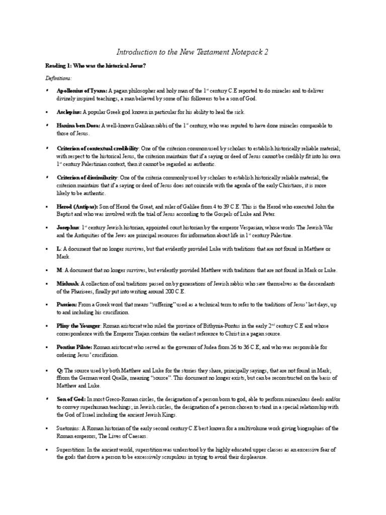 New Testament Overview: Jesus and Paul | PDF | Paul The Apostle | Acts ...