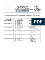 Jadwal Kegiatan Magang Mahasiswa DEHASEN PAUD HAQIQI Tahun Ajaran 2018