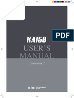KA150 Users Manual
