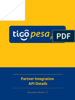 Tigo Partner Integration API Details