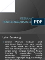 Kebijakan Penyelenggaraan SBH