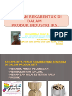 Peranan Rekabentuk Di Dalam Produk Indus